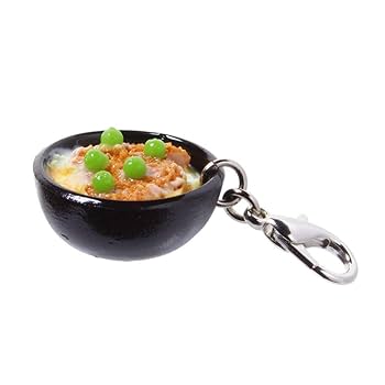 食品サンプル　食品サンプル丼 Amazon.co.jp: 食品サンプル屋さんのファスナーフック（かつ丼